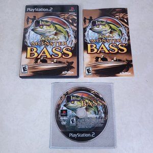 Cabela's Monster Bass PlayStation 2 PS2 very clean